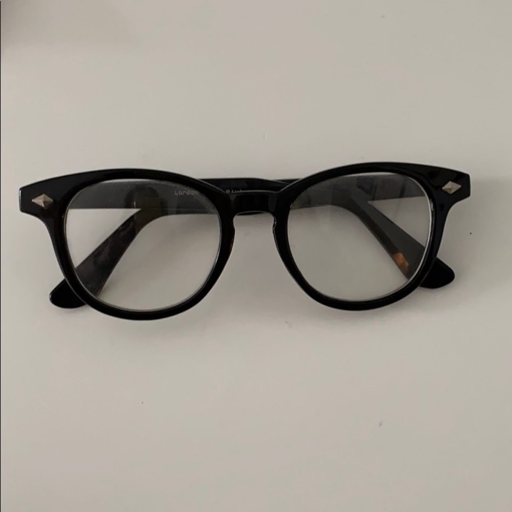 Black costume glasses